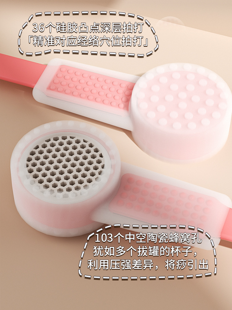 Tapping Board Physiotherapy Center Traditional Chinese Medicine Meridian Tapping Stick Health Massage Hammer Beauty Silicone Tapping Hammer Health Tapping Stick 2