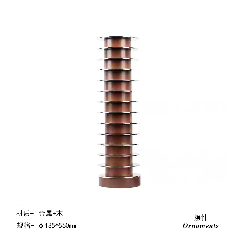 わびさびスタイルの金属製木製燭台ラック装飾品モデルルーム B&B ホテルのリビングルームのデスクトップ燭台ラック装飾品|undefined