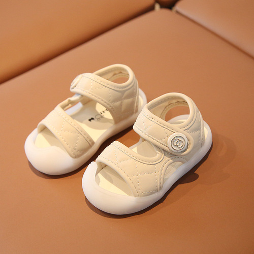 一件代发透气婴儿鞋2023春季宝宝学步凉鞋0-1-3岁软底男女宝宝鞋2