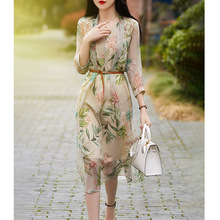 连衣裙2023年夏季新款女装气质小众设计高级感轻奢大牌法式裙子