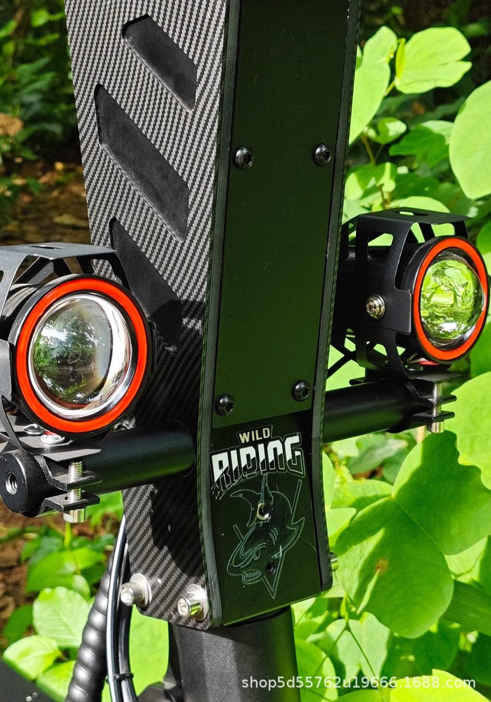 YISHUN dual-drive 72V/6000W off-road electric scooter, foldable, 95 mph speed, long range electric vehicle