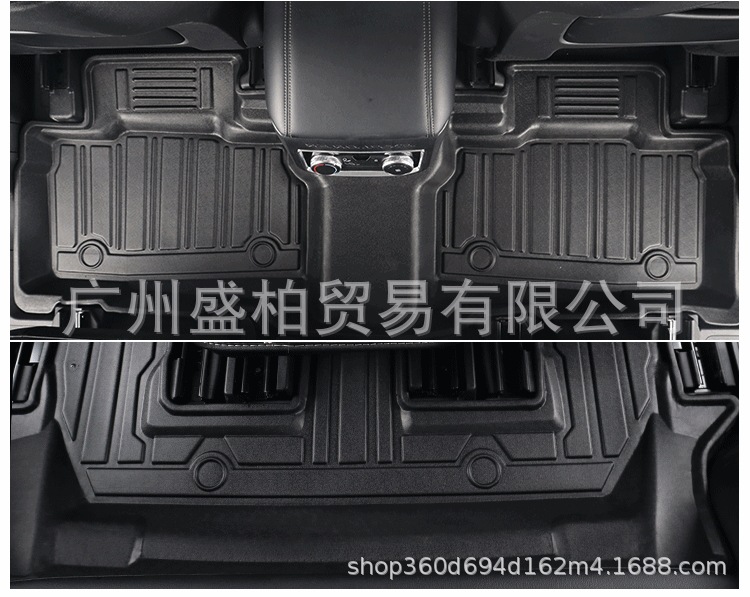 Eco-Friendly Tpe Car Floor Mats Specifically for the New Isuzu D-Max, Full Coverage, Available in Bulk