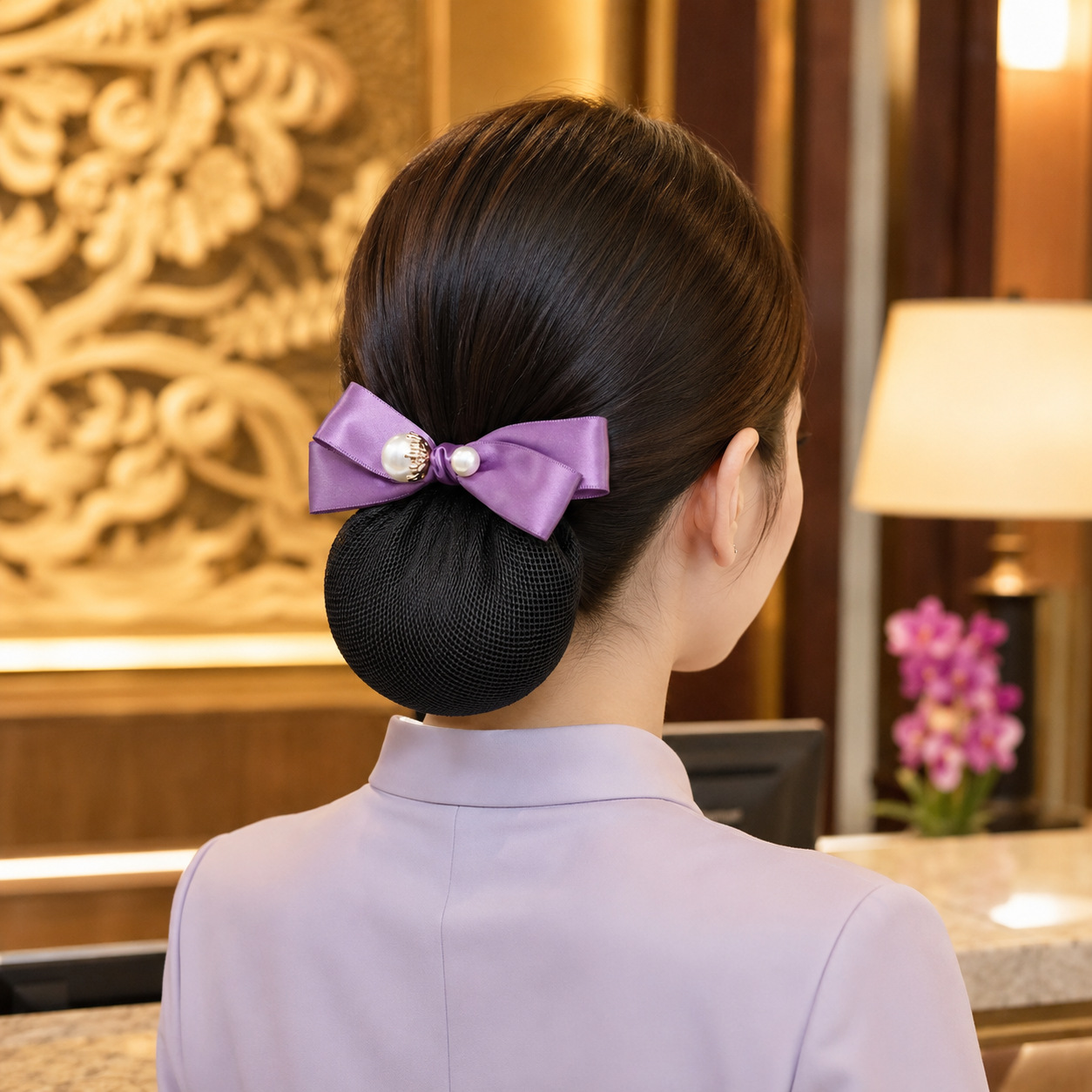 Black bow hair tie for women to tie high ponytails, a high-end hair accessory, popular in 2023, new hair rope and head ornament