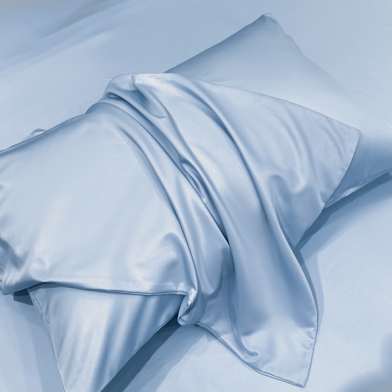 solid color silk children's silky pillowcase
