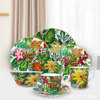 New H Fengxi Dining disk dish dish tableware set Household bull steak fruits and intrastium dessert plates