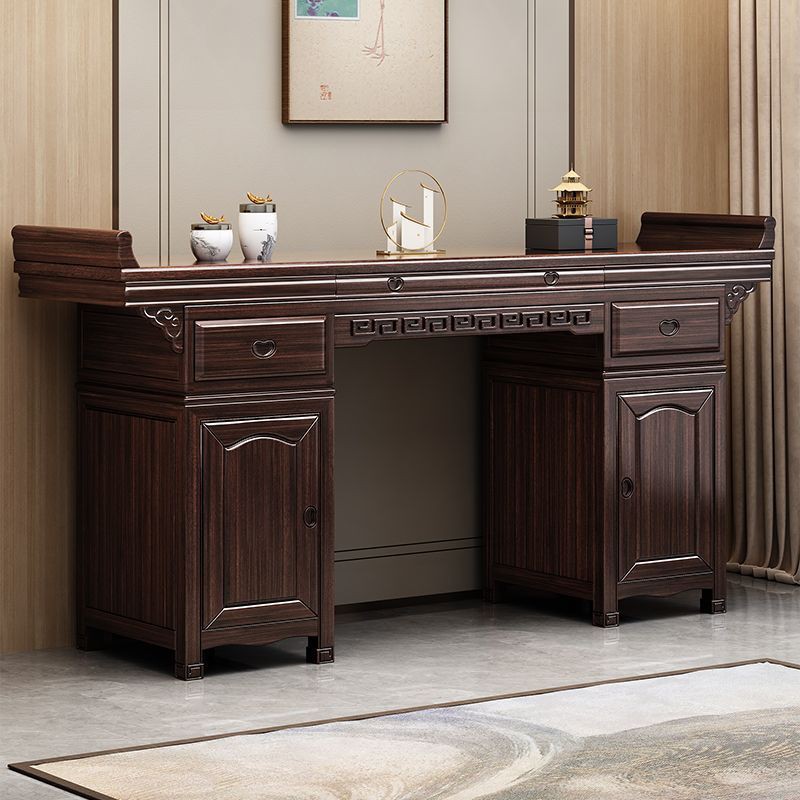 Chinese-Style Solid Red Sandalwood Altar Table, Eight Immortals Table, Offering Table, Household Table, Incense Table, Offering Table for Worshiping Buddha