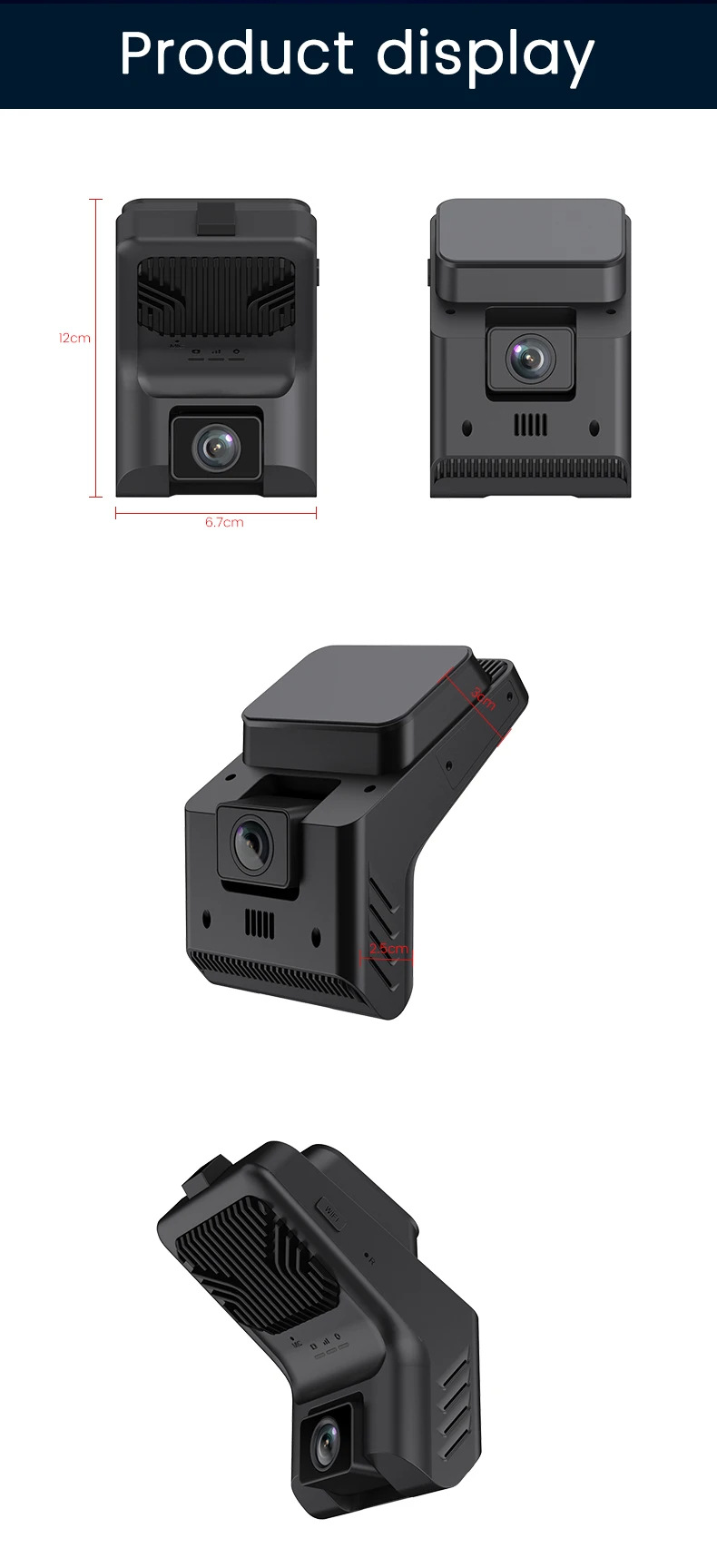 Taxi Dash Cam Real-Time Positioning Remote Monitoring Driver Detection