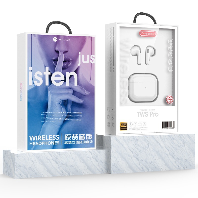 Fennong Tws Binaural Bluetooth Headset Suitable for Huawei Xiaomi Vivo Pingguo Oneplus Honor Mobile Phone Bluetooth Headset