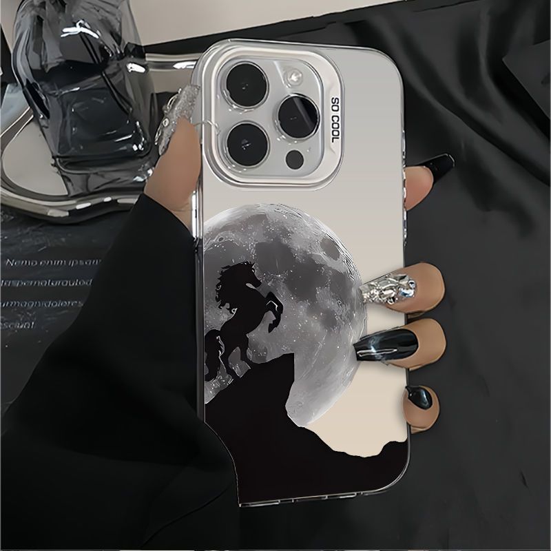 Moonlight Horse Is Suitable for Apple 17 Mobile Phone Case Iphone17Pro New Air Protective Cover 17Promax Classy