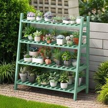 花架置物架阳台多层室内家用客厅落地式楠竹多肉花盆托架子网红厂