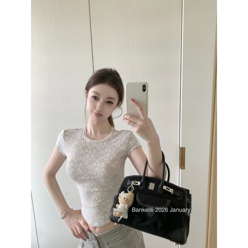 In-Stock'Soft Fragrance Lace' Oxygen Beauty Pure Desire Style Lace T-Shirt/Strap Tank Top for Women In-Stock'Soft Fragrance Lace' Oxygen Beauty Pure Desire Style Lace T-Shirt/Strap Tank Top for Women