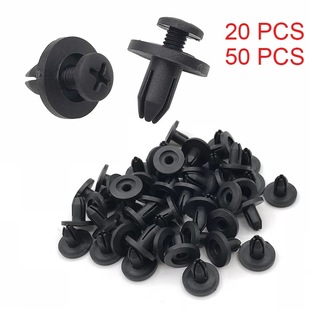 6mm aperture plastic rivet fastener Fender bumper push pin clip car screw buckle clip