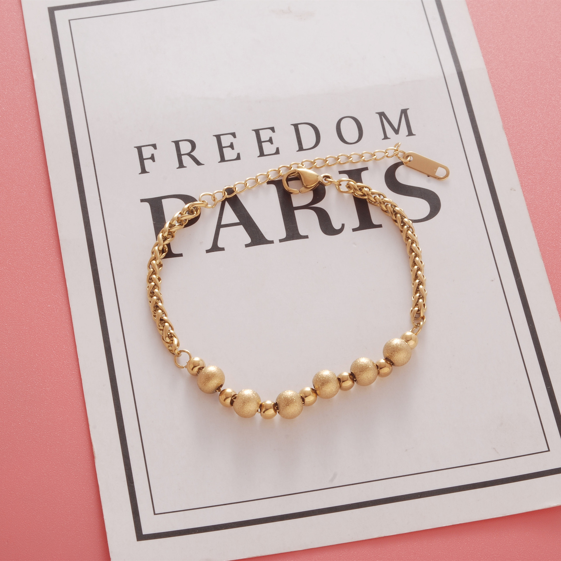 Fashion Geometric Stainless Steel Plating Bracelets 1 Piece