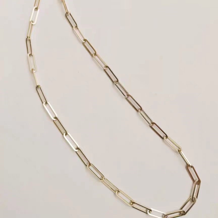 S925 Sterling Silver Cuban Interlocking Necklace For Women Elegant_voghion.com