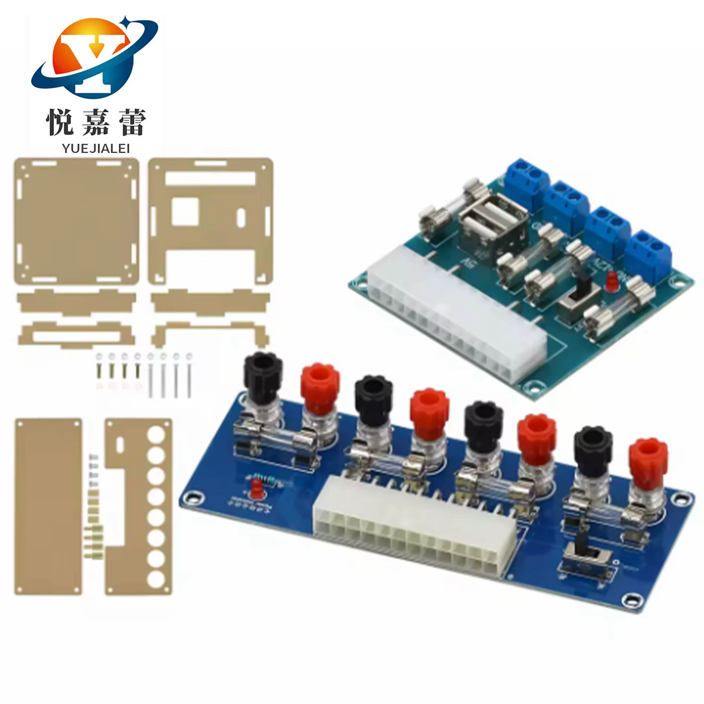 XH-M229 Настольный Блок питания корпуса Плата адаптера ATX, выдвижная плата, выводной модуль, выходной терминал источника питания