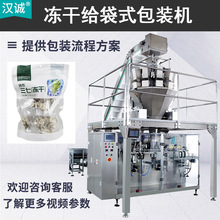 三七冻干袋装给袋机 酸奶块冻干包装机 水果冻干食品给袋式包装机