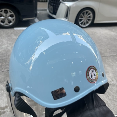genuine goods Taiwan Penguin Motorcycle Helmet Piao Helmet Motorcycle Half Helmet Summer Helmet Sunscreen Electric Vehicle Helmet for Men and Women (Motosiklet dəbilqələri) - one-size-fits-all-light-blue-new-standard-standard-light-tea-lenses