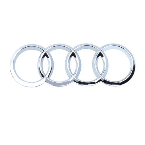 Suitable for Audi a6l a4l rear logo black fender side logo four-wheel drive center grille tail logo modification