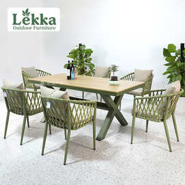 户外桌椅防水防晒庭院别墅阳台休闲区桌椅三件套奶茶店咖啡厅桌椅