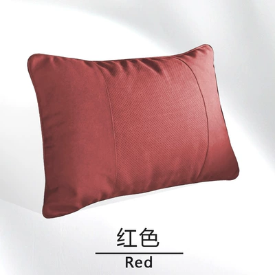 Headrest | neck pillow lumbar support - red-waist