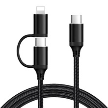 一线搞定主流PD/QC快充二合一  可定制 适用 IPHONE15 16  三星