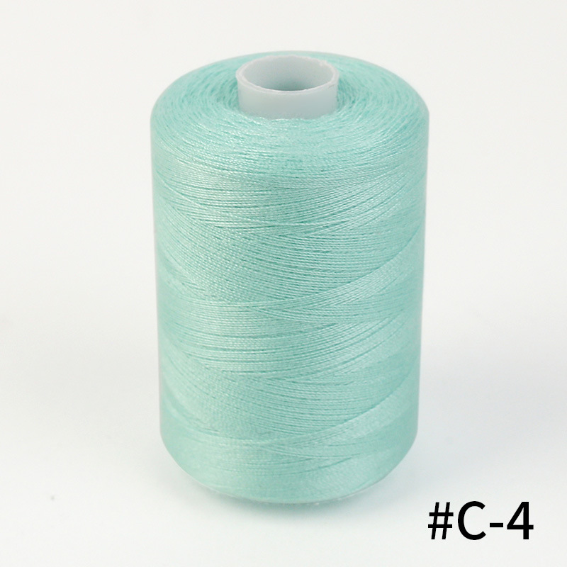 402 línea de coser 1000 yardas de alta velocidad poliéster línea arco iris combinación línea de coser casera línea de coser a mano línea delgada image 102