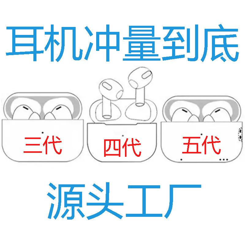 Huaqiangbei 3Rd, 4Th, 5Th, 6Th, 7Th, 8Th Generation Bluetooth I12 Wireless Cross-Border New Tws Bluetooth Earphones Source Factory