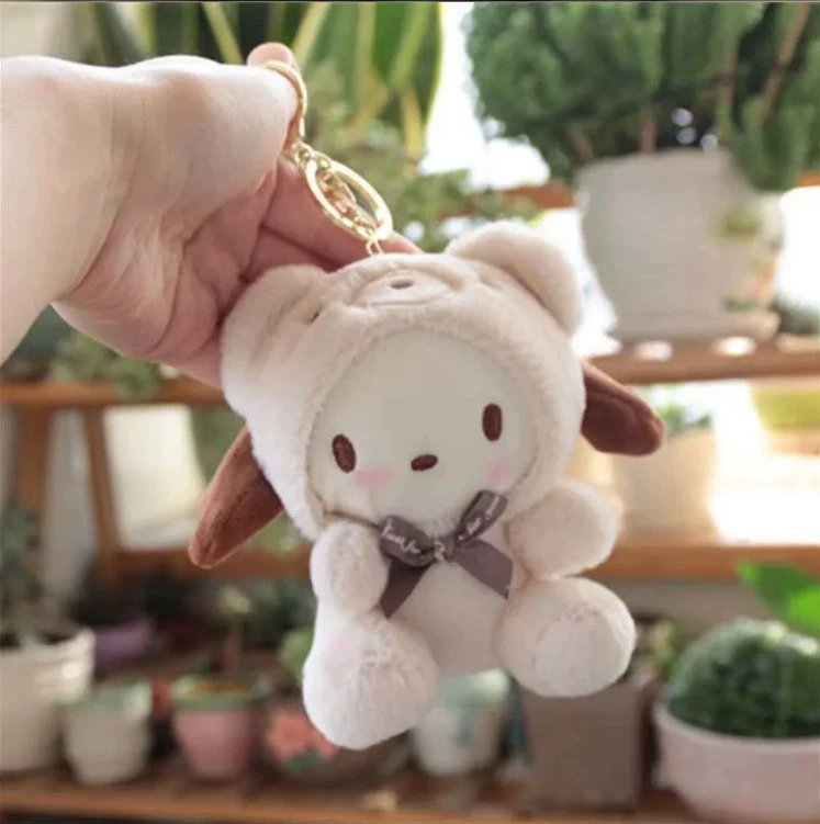 Брелок-плюш (Sanrio) 13 см, милая куколка‑шарм для сумки, мягкий плюшевый