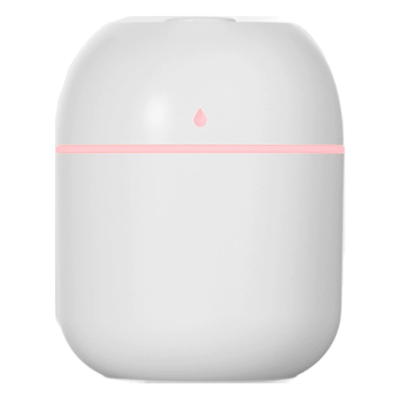 Цветной увлажнитель воздуха с эффектом водяных капель, оптом, для офиса и дома, USB, большой объем распыления, бесшумный, миниатюрный, милый дизайн, аромадиффузор.