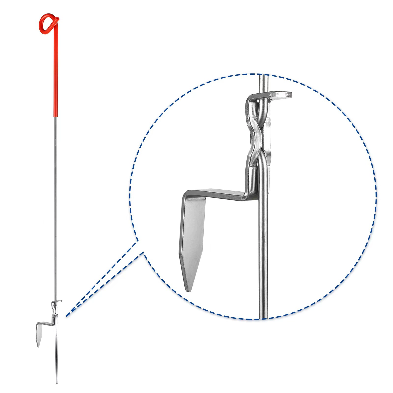 Ограждения для ранчо, столбы типа «поросячий хвост», изолированные ограждения, оцинкованный материал, оцинкованный антикоррозийный, оцинкованный антикоррозийный забор
