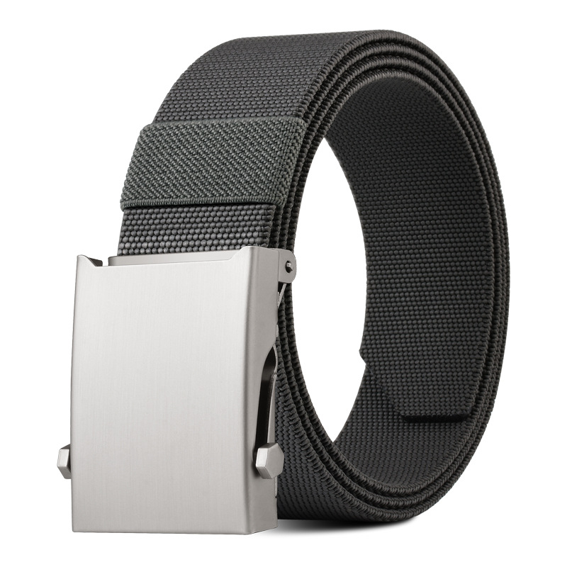 Frosted silver buckle gray