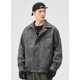 Also check men's American tooling high-end sense PU leather coat 2025 spring and autumn new Maillard suede jacket