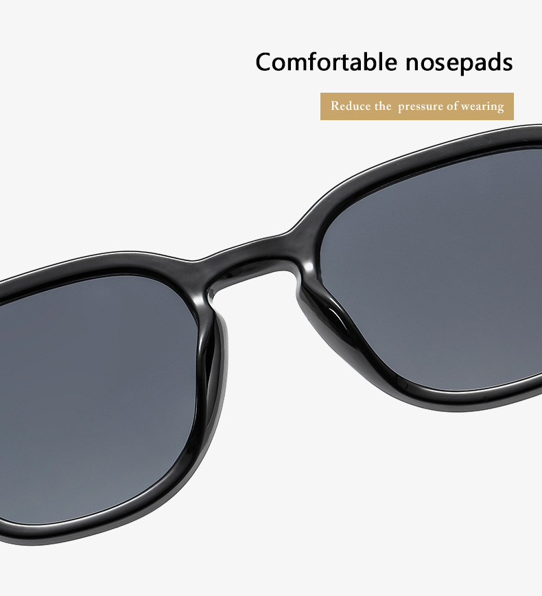 45g Weight UV400 Protection, UV Protection, Resin Lens Material Fashion Style White, Transparent, Black Color Fashion UV400 Protection UV Protection Resin Men's Sunglasses 4