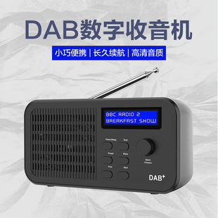 Cross-Border Export Dab Digital Radio Fm Rdaio Home Outdoor Portable Player Amazon Hot Model