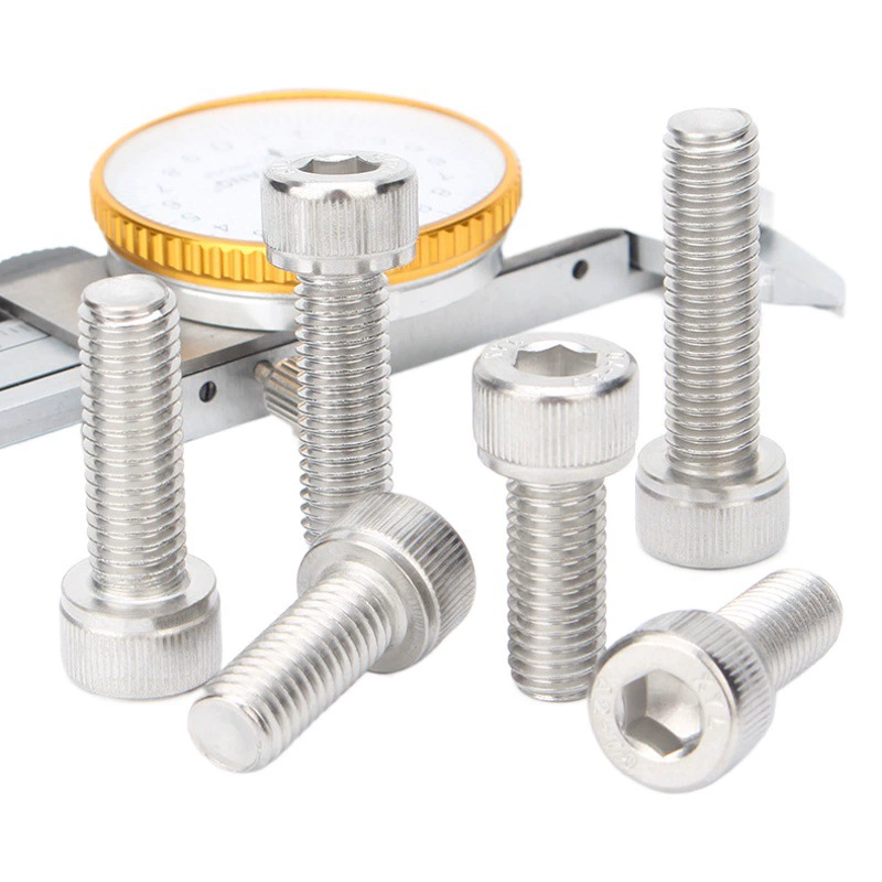 Болт с шестигранной головкой из нержавеющей стали 304 DIN912 Головка чашки Винт с шестигранной головкой Головка цилиндра Шестигранник M3M4