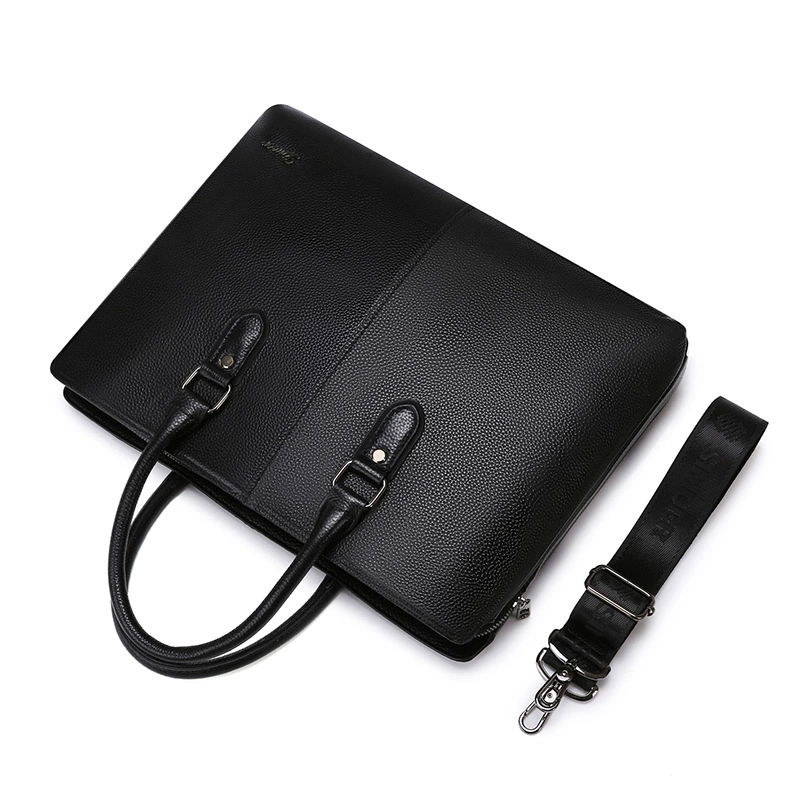 斯莫尔 Men's laptop, one-shoulder bag, original leather