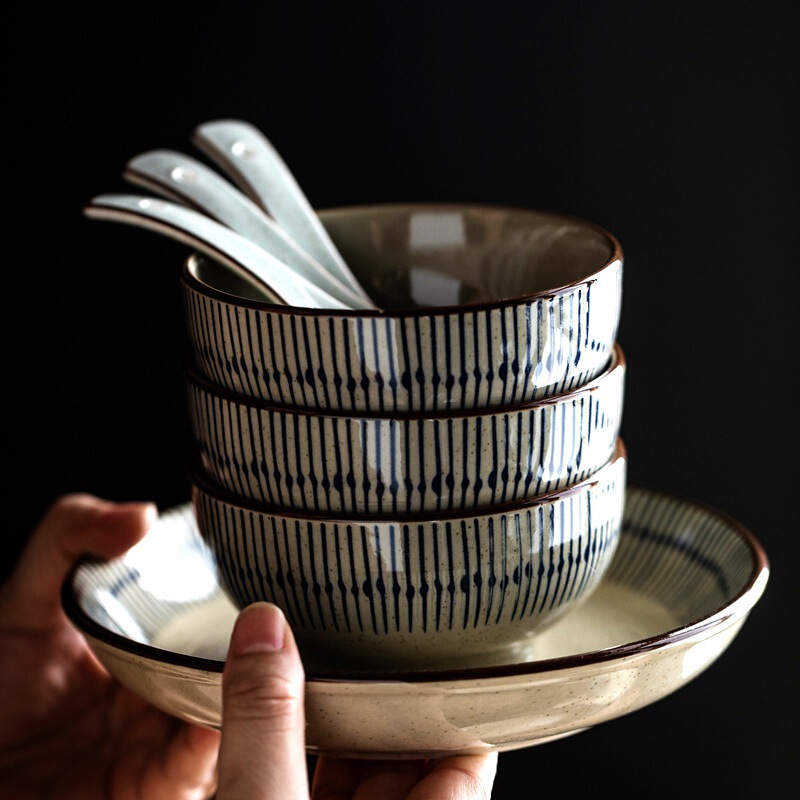 Tableware, High-End, Niche, Beautiful Bowls, Particularly Beautiful Bowls and Plates, Rice Bowls, Household 2025 New Plates
