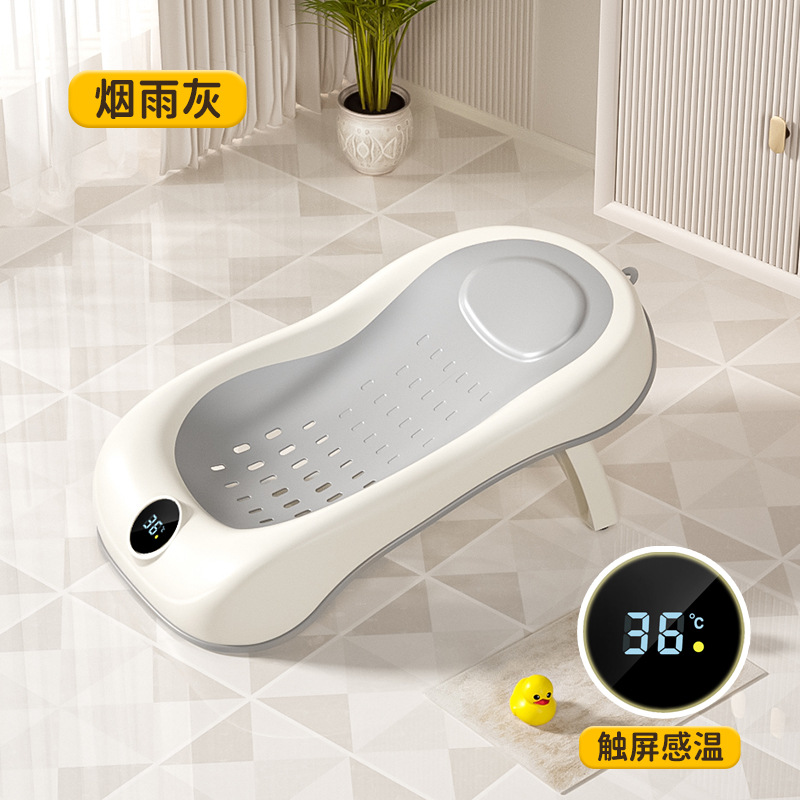 Baños plegables para bebés sensibles a la temperatura, bañeras para niños, bañeras para recién nacidos, niños en casa, bañeras para bebés