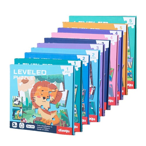 Children's magnetic advanced puzzles for toddlers, educational cognitive three-in-one magnetic stickers, quiet book for boys and girls aged 3 to 6 years old