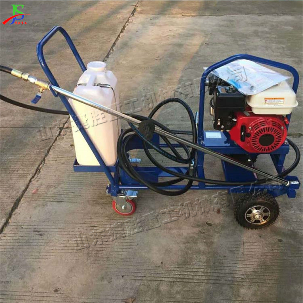 pulverizador de asfalto emulsionado pequeño pulverizador de asfalto empujado mano mantenimiento de pavimento de construcción reparador de distribuidor