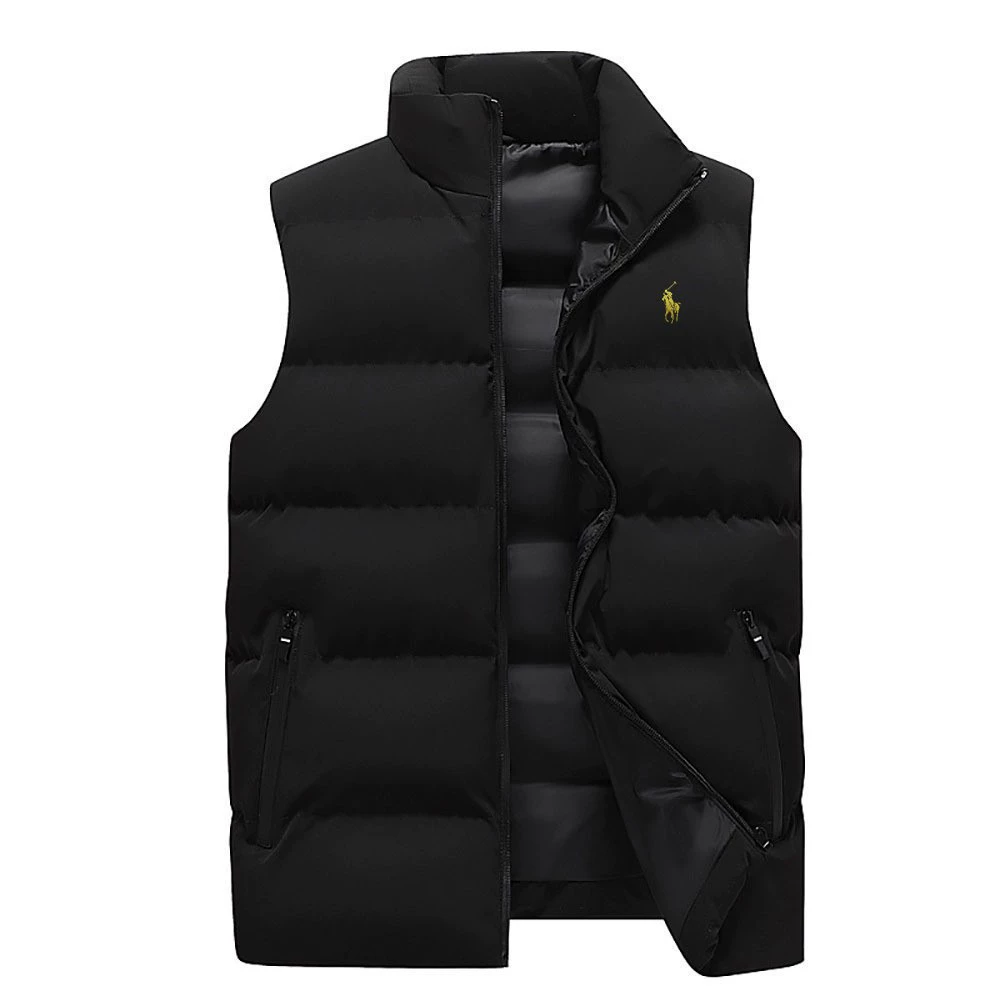 Demi-season keep warm windproof vest for leisure, down jacket