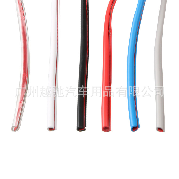 Tira de parachoques lateral de la puerta del coche tira adhesiva decorativa antiarañazos invisible del coche tira antiarañazos del cuerpo del coche pegatina protectora anticolisión