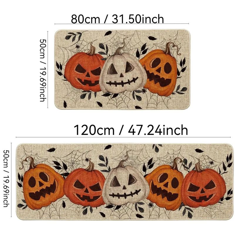 クロスボーダーアメリカハロウィンフロアマットキッチンカバー吸水性と吸油性フットマット玄関エントランスノンスリップ防汚ドアマット卸売|undefined
