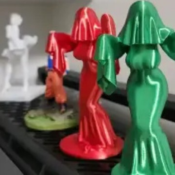 跨境爆款 The Veiled Lady 幽灵娘万圣节摆件3d打印玩具装饰品|undefined