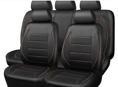 Five-Seater and Seven-Seater Car | Universal seat cover - black-coffee-edge-universal