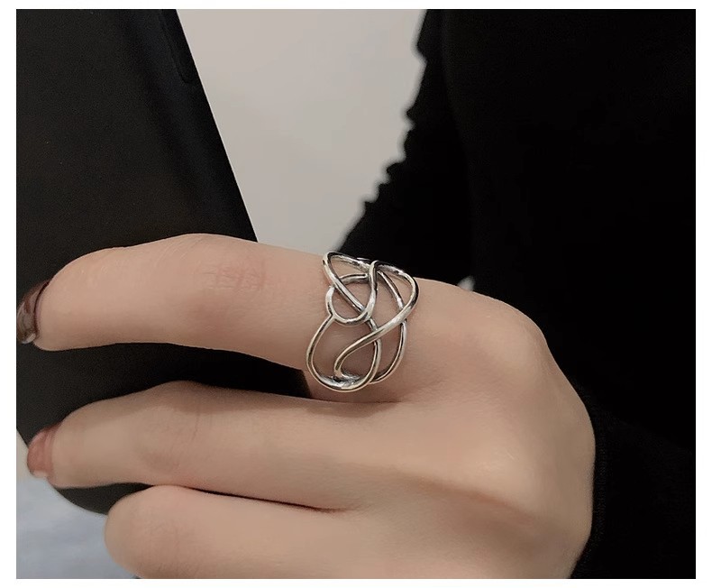 Vintage öppen ring influencer trend designsmycken_voghion.com