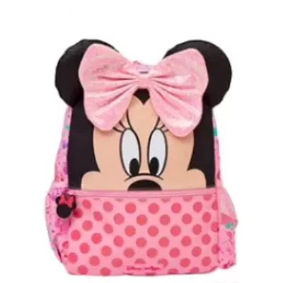 Australia smiggle rosa Minnie mochila de hombro tirón mochila de comidas para niños de escuela primaria conjunto de mochila