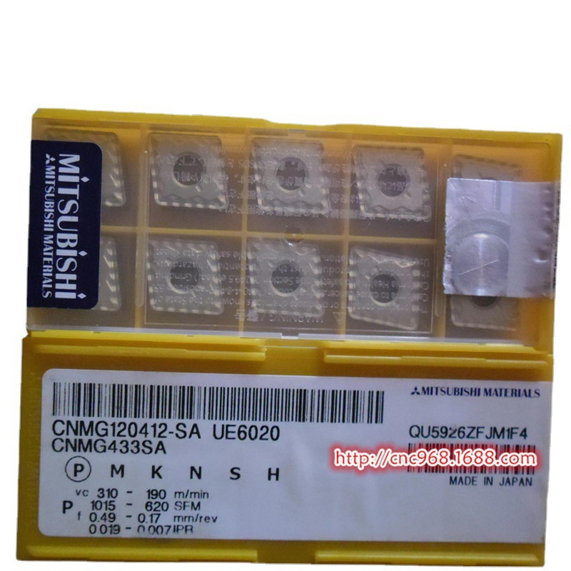 MITSUBISHI三菱车刀片CNMG120412-SA UE6020硬质合金涂层刀具议价