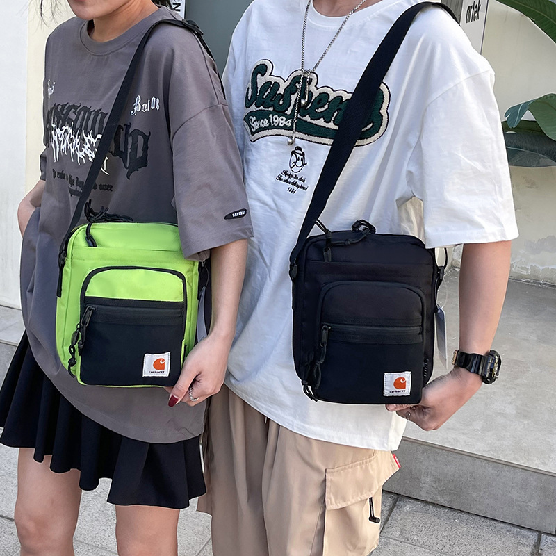 Factory direct street fashion large capacity leisure messenger bag Carhart fashion brand men's and women's outdoor sports shoulder bag