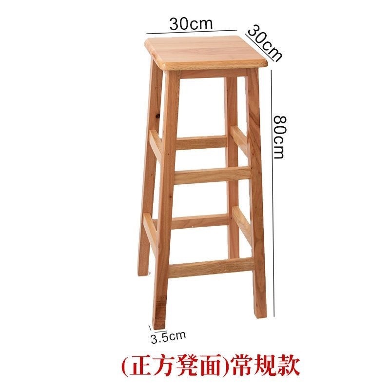 Fábrica directa taburetes de madera sólida taburetes altos taburetes domésticos taburetes pequeños taburetes de restaurantes taburetes escolares instituciones de capacitación de madera sólida image 24